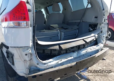 2012 Toyota Sienna Le V6 8 Passenger из США, поврежденный, VIN 5TDKK3DC0CS275037